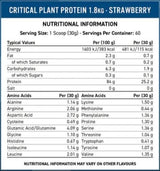 Critical Plant Protein - 1800 грама - Feel You
