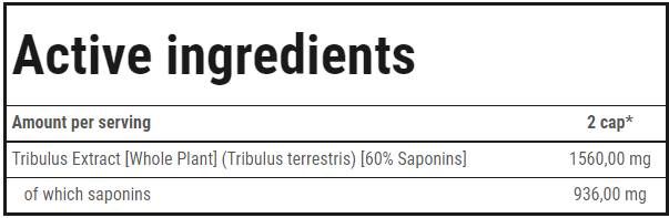 Tribulon - Tribulus Terrestris | Elite Men's Formula - 120 капсули - Feel You