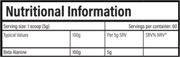 JP Beta Alanine Powder - 300 грама - Feel You