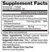 BEST Tocotrienols / Vitamin E Complex 50 mg - 60 Гел капсули - Feel You