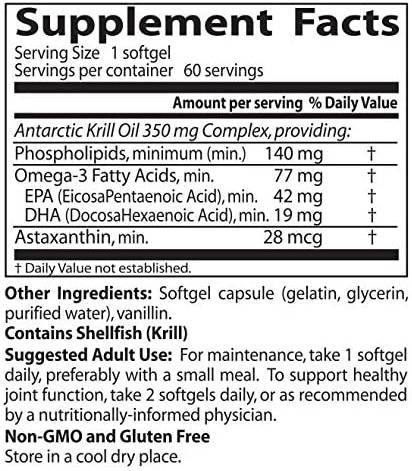 Real Krill 350 mg - 60 Гел капсули - Feel You