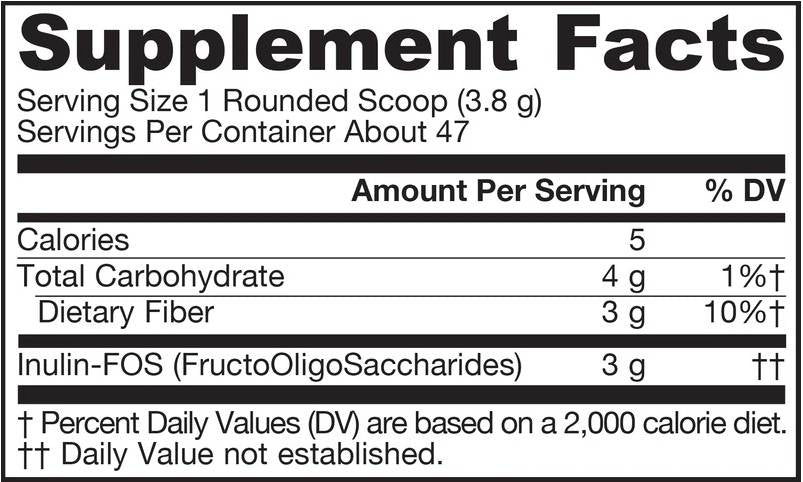 Prebiotic Inulin - FOS - FructoOligoSaccharides - 180 грама - Feel You