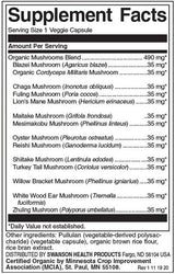 Full Spectrum 14 Mushroom Complex 490 mg - 60 капсули - Feel You
