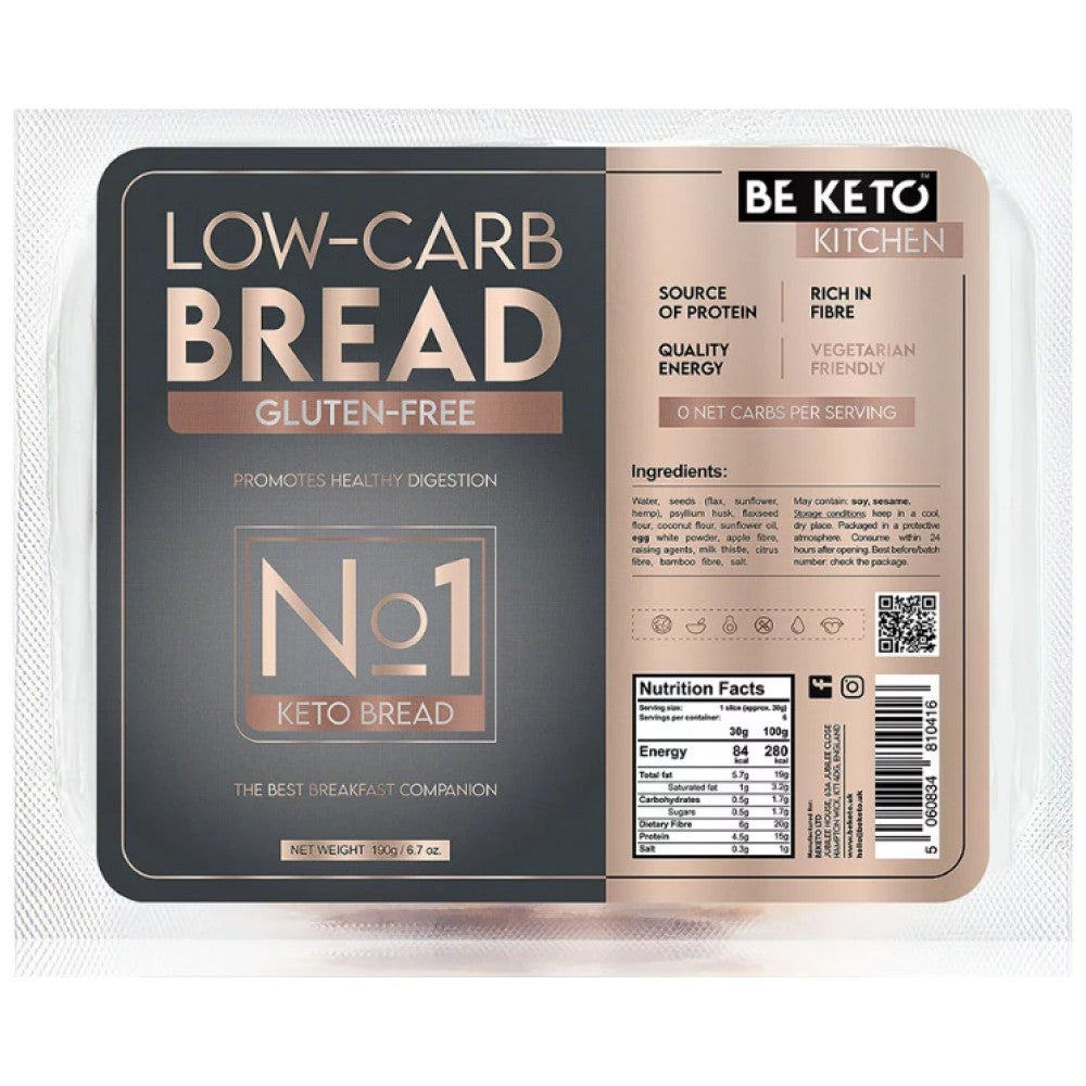 No1 KETO Bread | Gluten Free - 190 грама