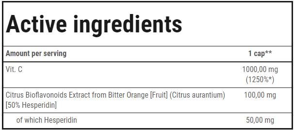 Vitamin C 1000 Ultra Bioflav - 30 капсули - Feel You