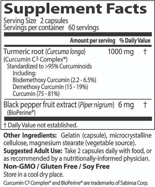 High Absorption Curcumin 500mg - 120 капсули - Feel You