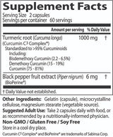 High Absorption Curcumin 500mg - 120 капсули - Feel You