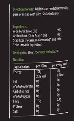 Organic Aloe Ferox Juice - 500 мл