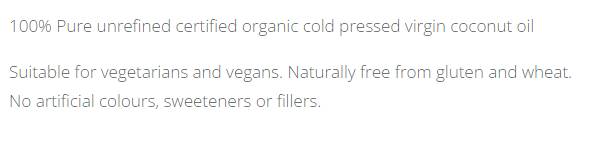 Coconut Oil Organic - 500 мл