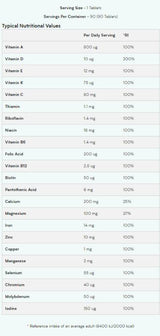 A - Z Multivitamin - 90 Таблетки - Feel You