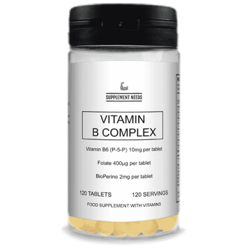 Advanced Vitamin B Complex - 120 Таблетки - Feel You