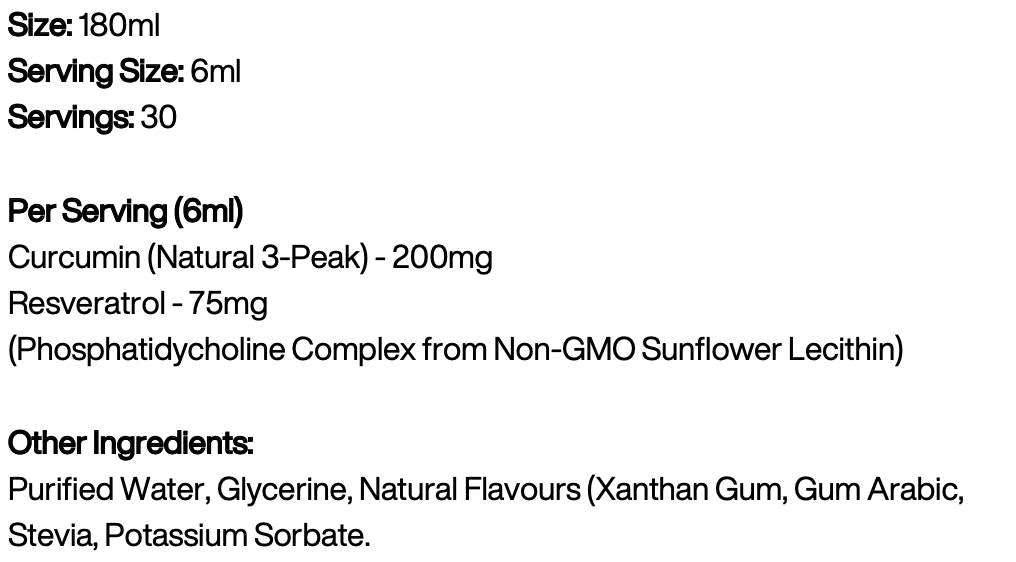 Liposomal Curcumin 200 mg 180 мл - Feel You