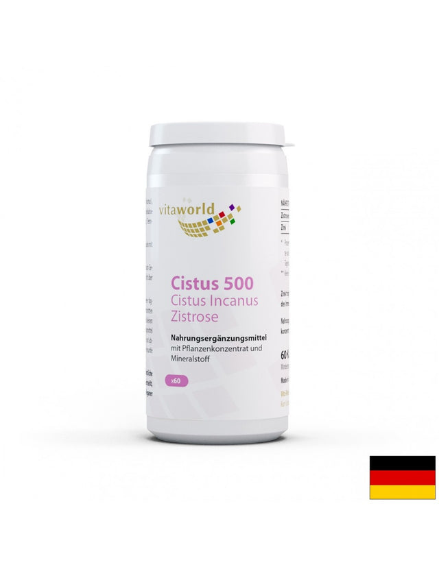 Cistus / Цистус 500 mg, 60 капсули - Feel You
