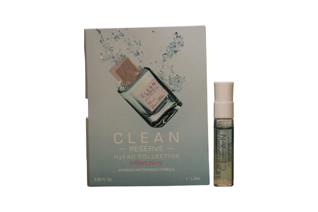 Clean, H2Eau Brilliant Peony, Eau De Parfum, Unisex, 1.5 ml *Sample - Feel You