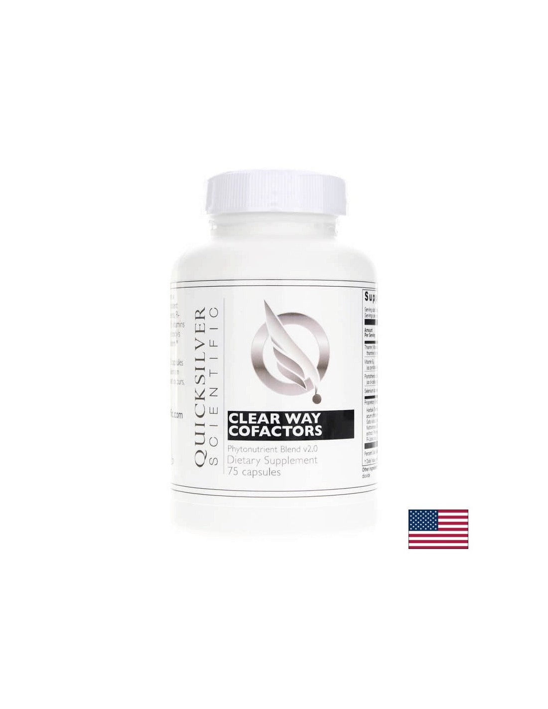 Powerful Antioxidant Formula Clear Way Cofactors® - Anti-Aging, Energy and Neurological Health, 75 Capsules