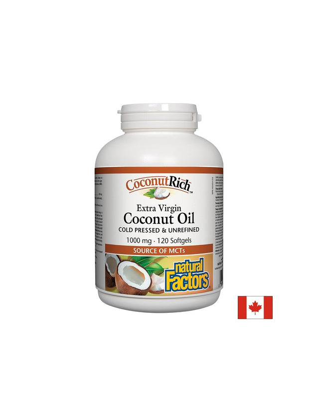 Coconut Oil Extra Virgin 1000 mg - 120 Гел капсули - Feel You