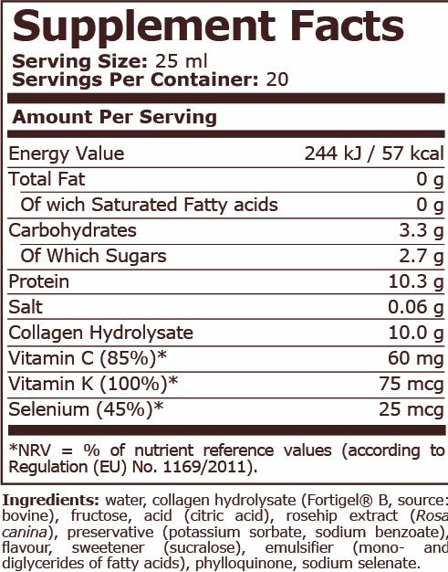 COLLAGEN LIQUID - CHERRY - 500 ml