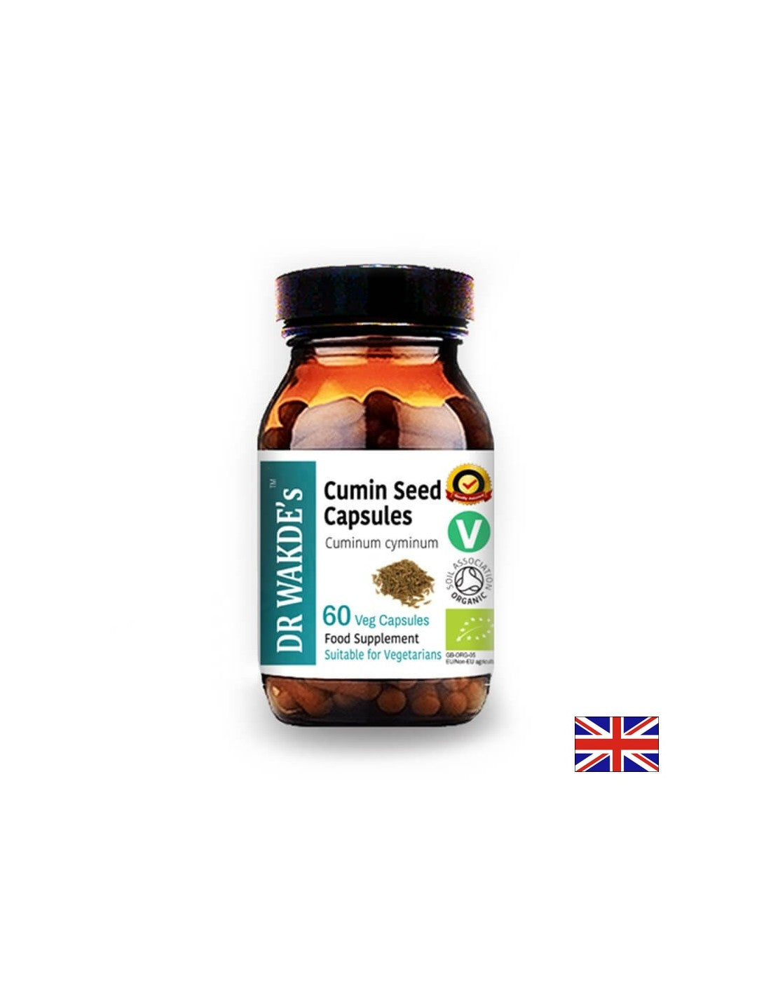 Кимион семена (Cumin Seed) при нарушено храносмилане, висок холестерол и диабет, 60 капсули - Feel You