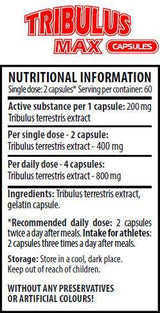 Tribulus Max Caps 200 mg 120 капсули - Feel You