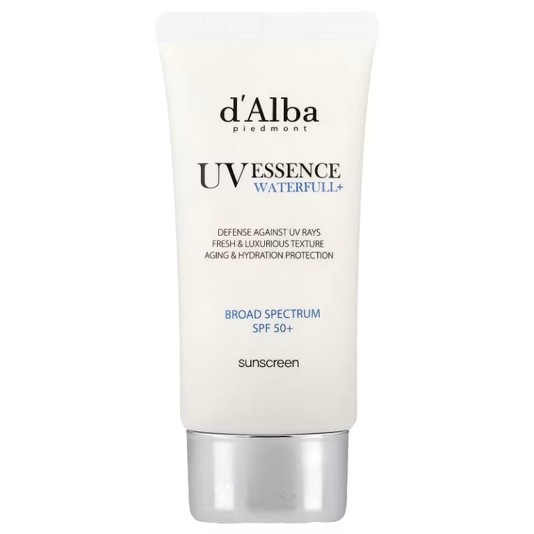 d'Alba - UV Essence Waterfull+ Sunscreen, SPF 50+, 1.69 fl oz (50 ml) - Feel You