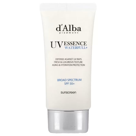 d'Alba - UV Essence Waterfull+ Sunscreen, SPF 50+, 1.69 fl oz (50 ml) - Feel You