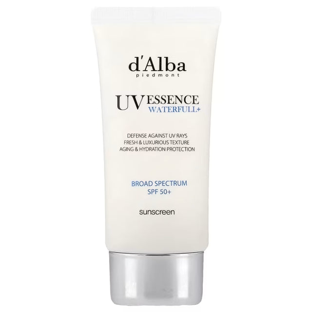 d'Alba - UV Essence Waterfull+ Sunscreen, SPF 50+, 1.69 fl oz (50 ml) - Feel You