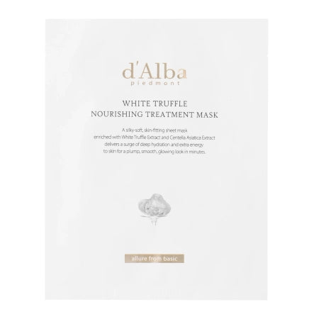 d'Alba - White Truffle Nourishing Treatment Mask - Nourishing Face Mask in Sheet - 1pc/25ml - Feel You