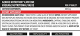 Caffeine - 90 Таблетки - Feel You