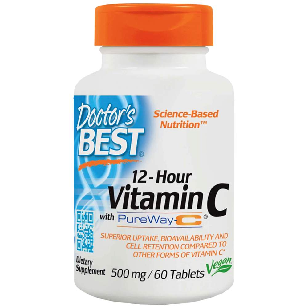 BEST 12-Hour Vitamin C with PureWay-C - 60 Таблетки - Feel You