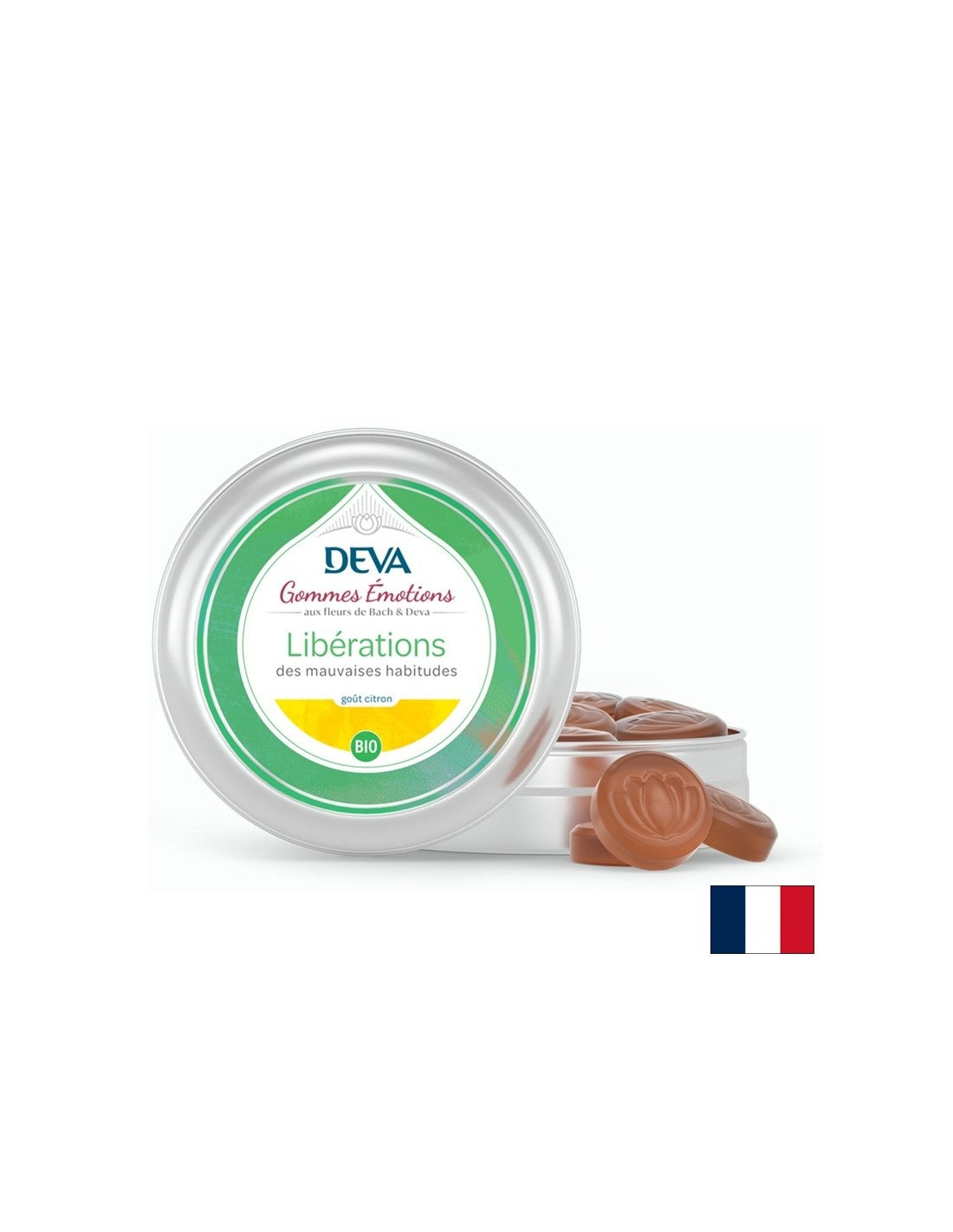 Chewing herbal candies for getting rid of bad habits, according to the method of Dr. Bach, 45 g
