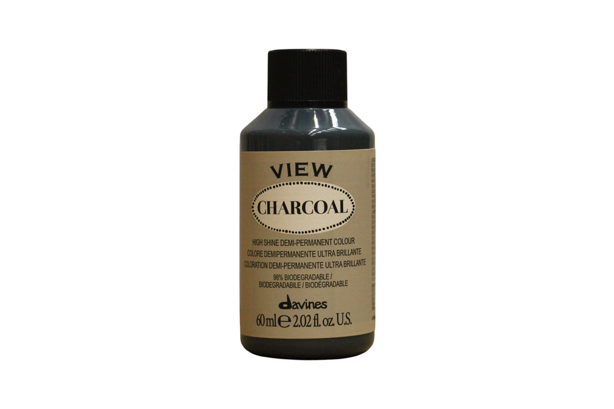 Davines, View, Demi-Permanent Hair Dye,  Charcoal, 60 ml