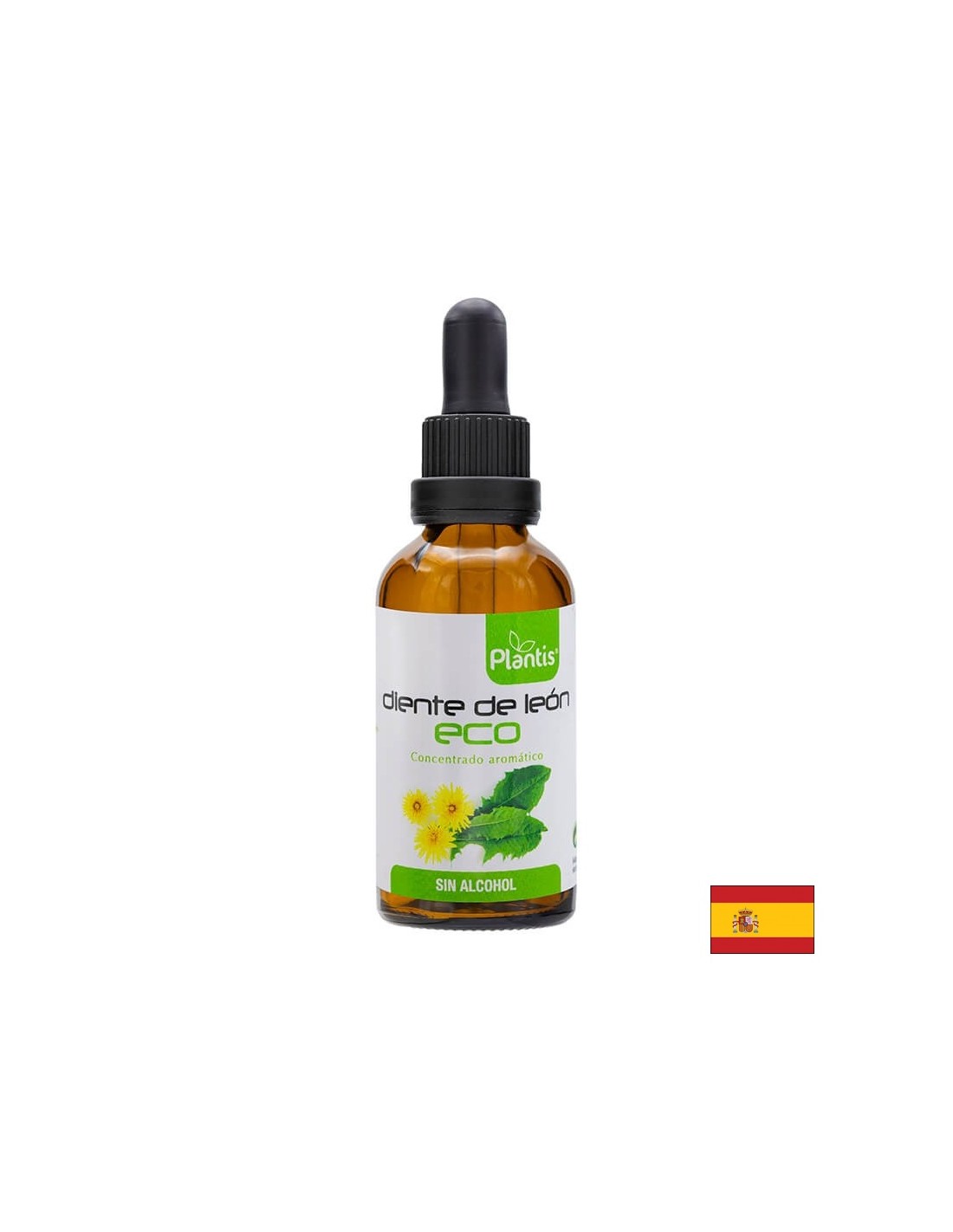 Глухарче – диуретик и хепатопротектор - Diente de Leon Eco Plantis®, Тинктура без алкохол, 50 ml - Feel You