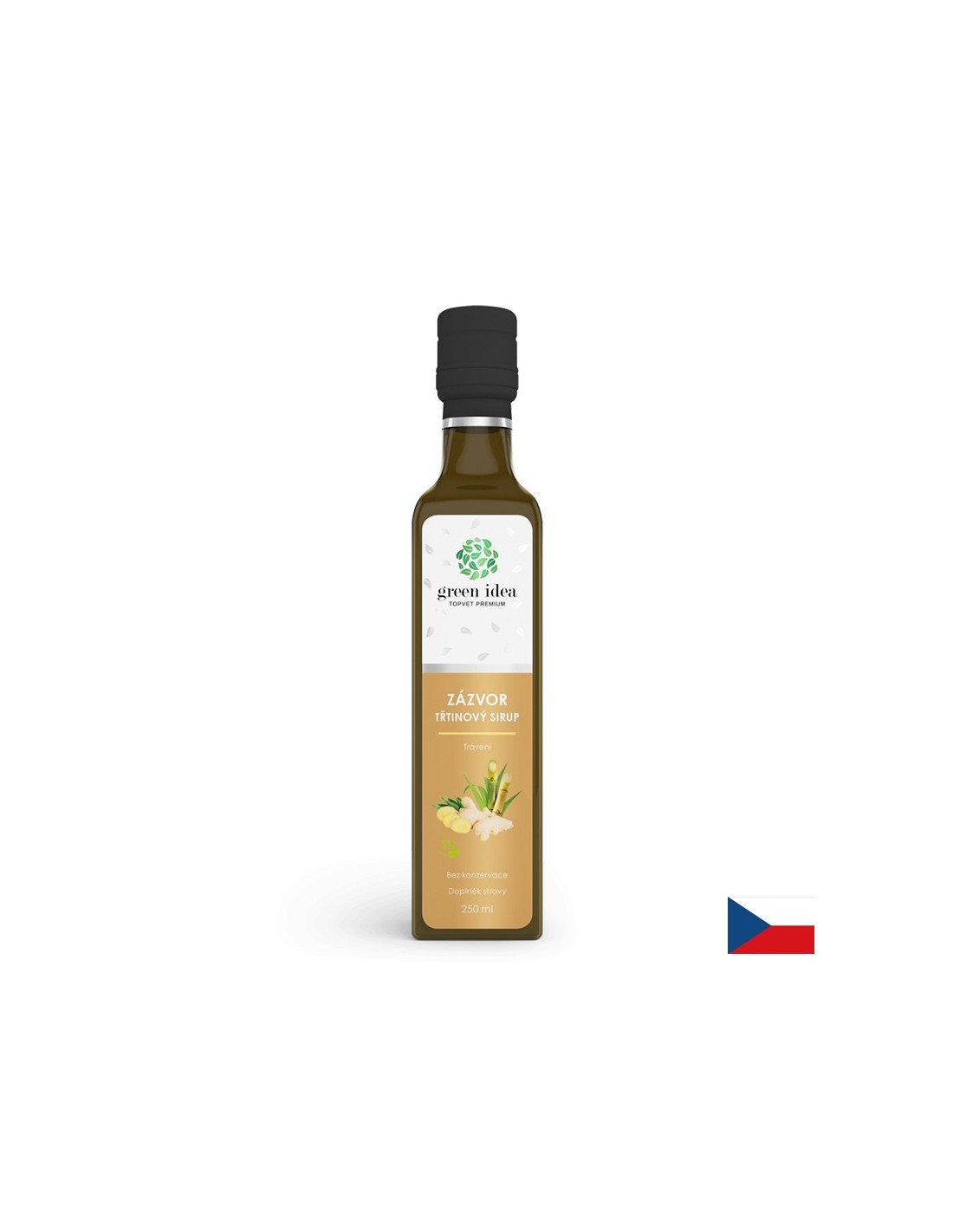 Good digestion and respiratory system - Cane syrup with ginger, 250 ml