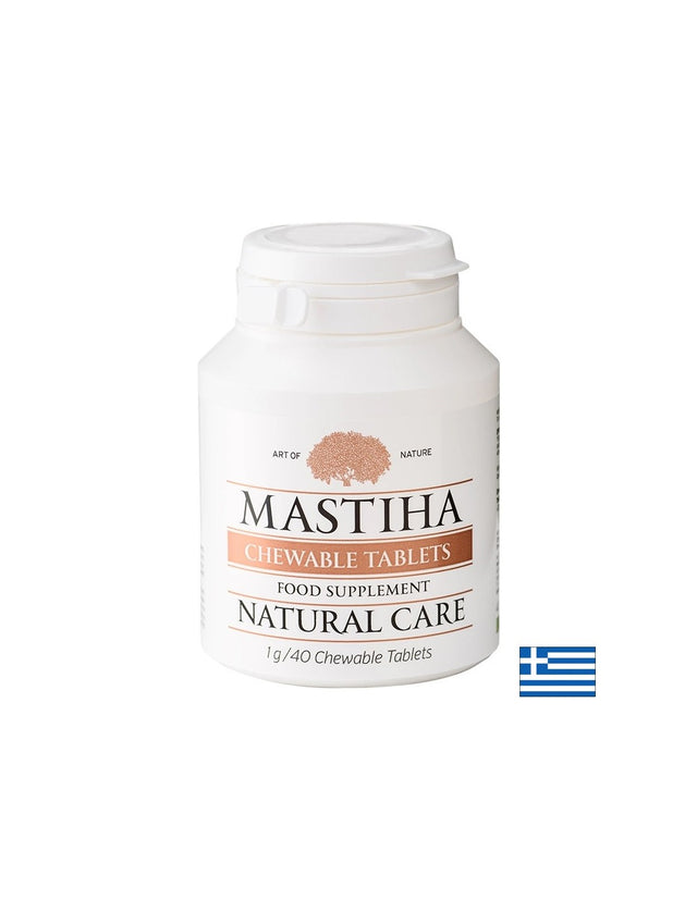 Добро храносмилане - Мастиха, 250 mg х 40 дъвчащи таблетки Mastiha - Feel You