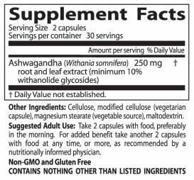 BEST Ashwagandha 125 mg - 60 капсули - Feel You