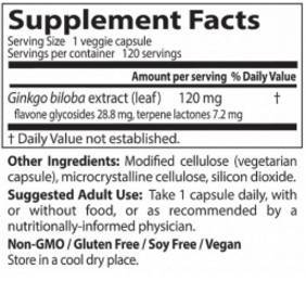 BEST Extra Strength Ginkgo 120 mg - 360 капсули - Feel You