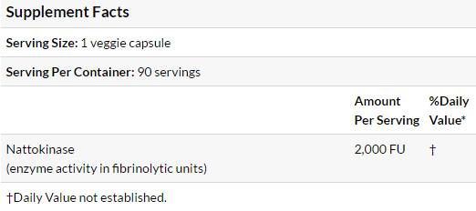 BEST Nattokinase 2,000 FUs - 90 капсули - Feel You