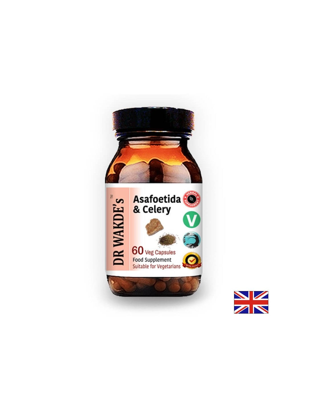 Асафетида и Целина (Asafoetida & Celery) - успокоява храносмилателната и нервната система, 60 капсули - Feel You