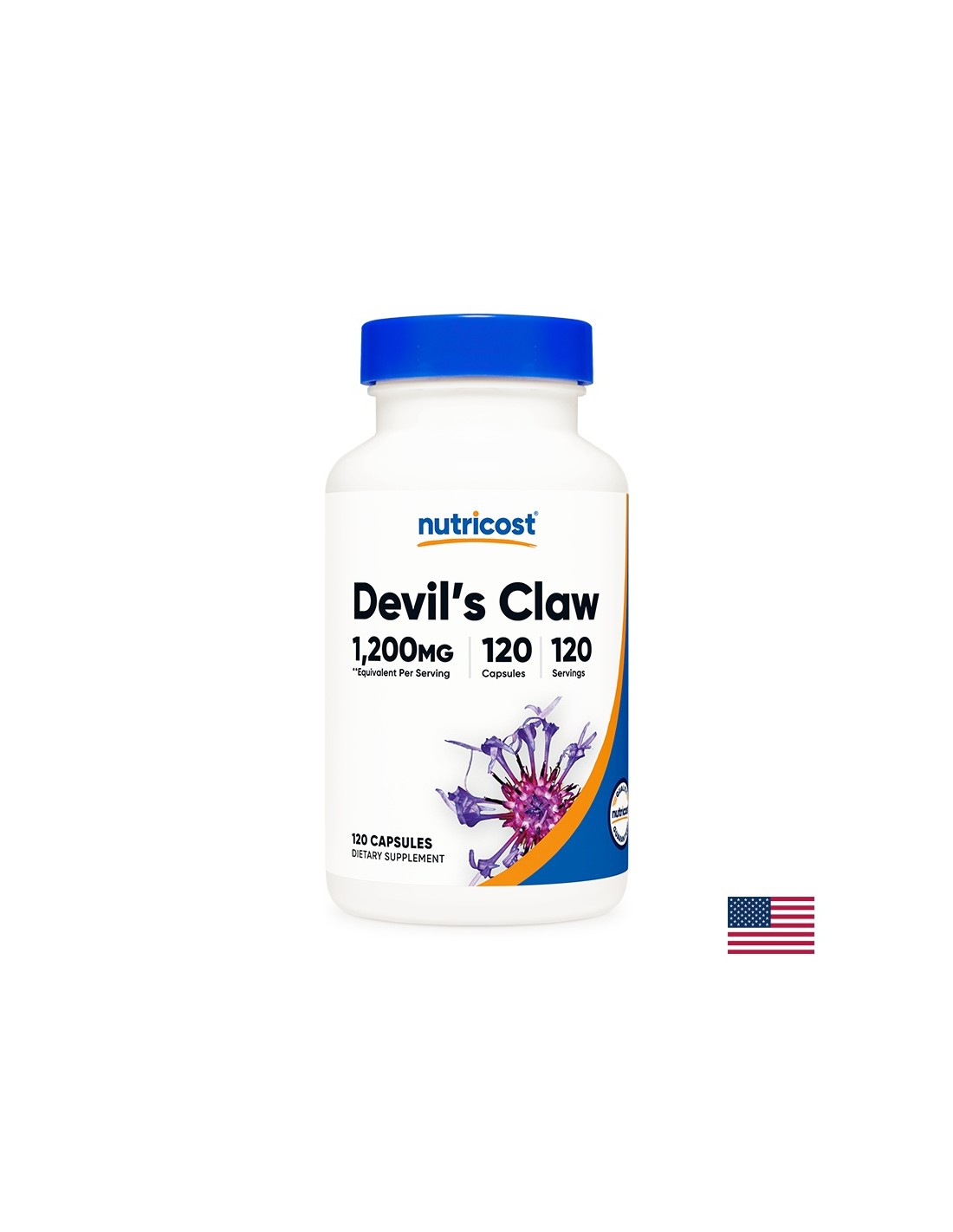 Стави и имунитет - Дяволски нокът, 300 mg, 120 капсули Nutricost - Feel You