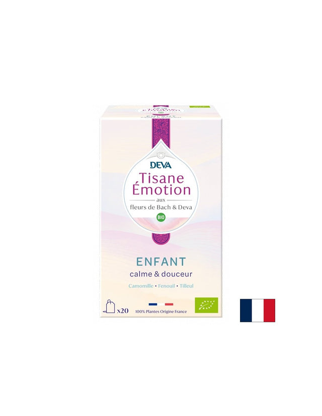 Билков чай “Спокойствие“ за дeца (с флорални еликсири по метода на д-р Бах), 20 филтърни пакетчета - Feel You