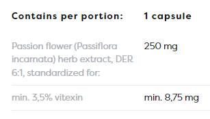 Passiflora 250 mg - 120 капсули - Feel You