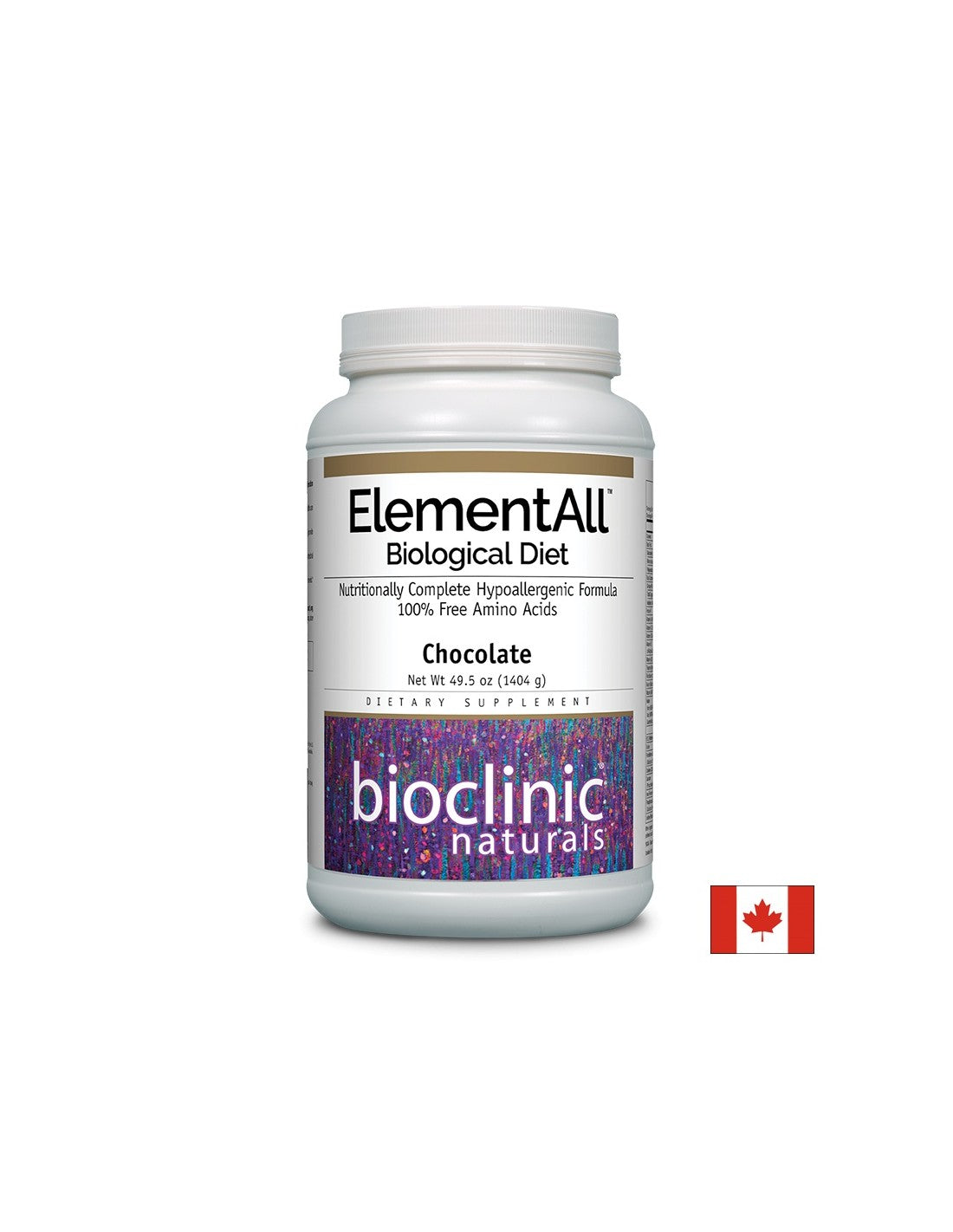 Елементна диета - ElementAll Biological Diet с вкус на шоколад, 1404 g прах Natural Factors - Feel You