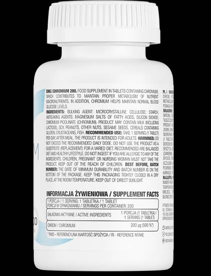 Chromium 200 - 200 Tablets