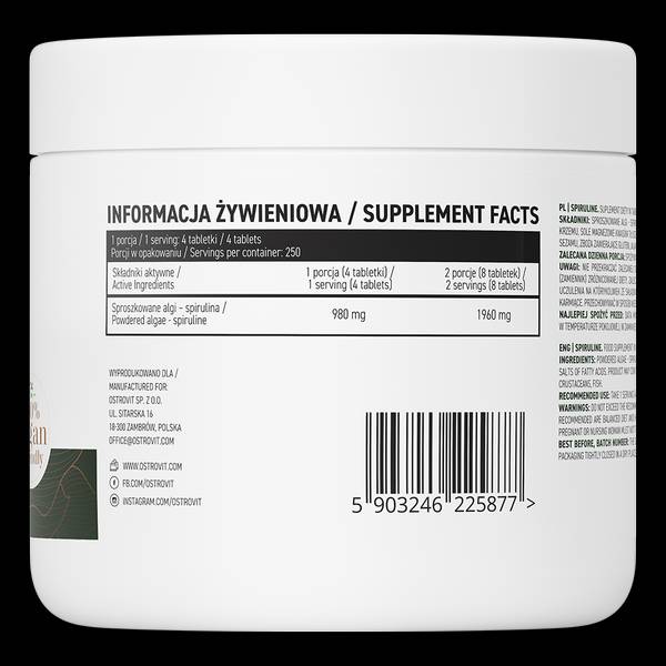 Spiruline - 90 Tablets