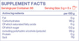 HS LABS - ERYTHRITOL - 250 g