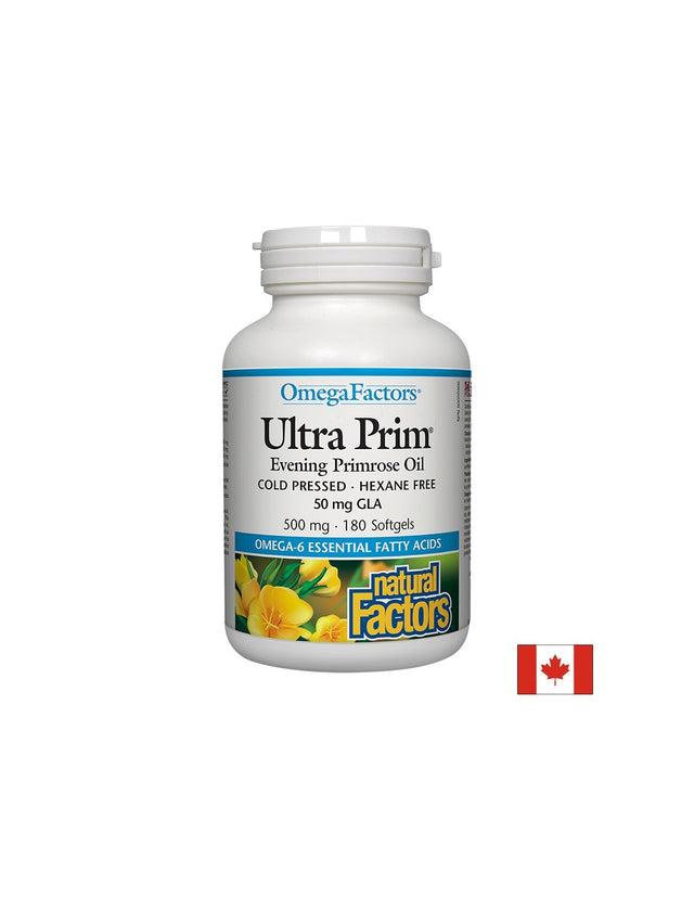 Ultra Prim Evening Primrose Oil 500 mg - 180 Гел капсули - Feel You
