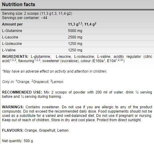 Xtreme AnticataboliX / BCAA + Glutamine Blend - 12.5 grams
