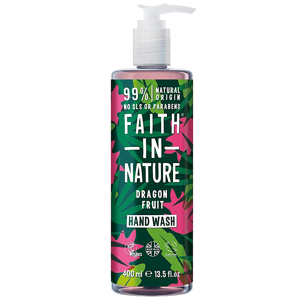 Faith In Nature, Dragon Fruit, Cleansing, Revitalising, Liquid Soap, For Hands, 400 ml