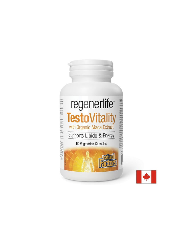 Формула за мъже TestoVitality Regenerlife™ - Тестостерон, енергия и мъжка виталност, 60 капсули - Feel You