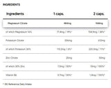Tri Citrate | Magnesium + Potassium + Zinc - 120 капсули - Feel You